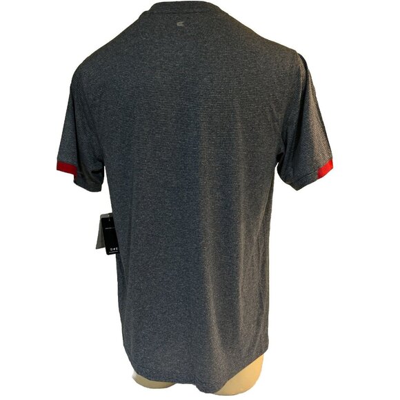 NEW Gonzaga University Bulldogs Gray Performance Crewneck Striped Shirt Mens L - Picture 5 of 6